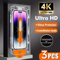 1-3PCS 8K Dust Free Easy Install Screen Protector For Xiaomi 11 Lite 5G Ne 14T 15T Pro 13T 12T 11T 10T 14 13 12 Tempered Glass