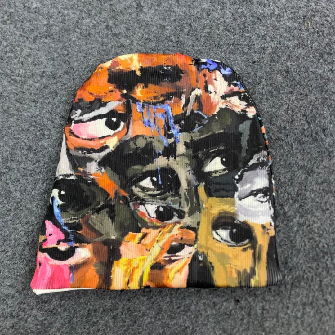 

Новинка 2026 года: модная европейская и американская ретро-шапка с принтом под масляную живопись, двухслойная, в стиле хип-хоп, для улицы, повседневная, теплая.