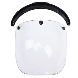 3-Snap Bubble Wind Shield Visor For Biltwell Gringo&Bonanza Motorcycle Helmet Anti-fog Anti-scratch