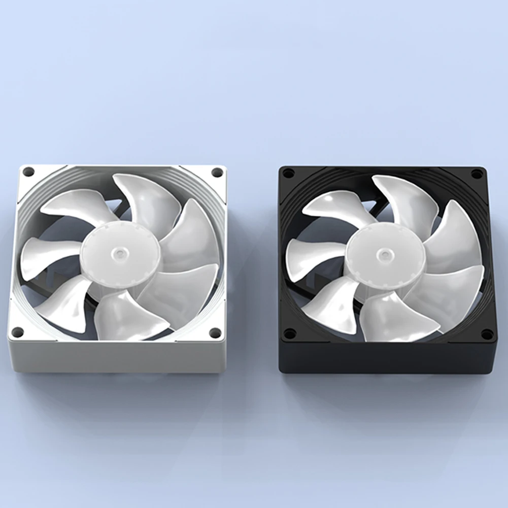 9cm PWM Silent Computer Fan 800-1800RPM Speed Quiet Cooling Fan 4Pin RGB PC Fan for Computer Case & Liquid Radiator