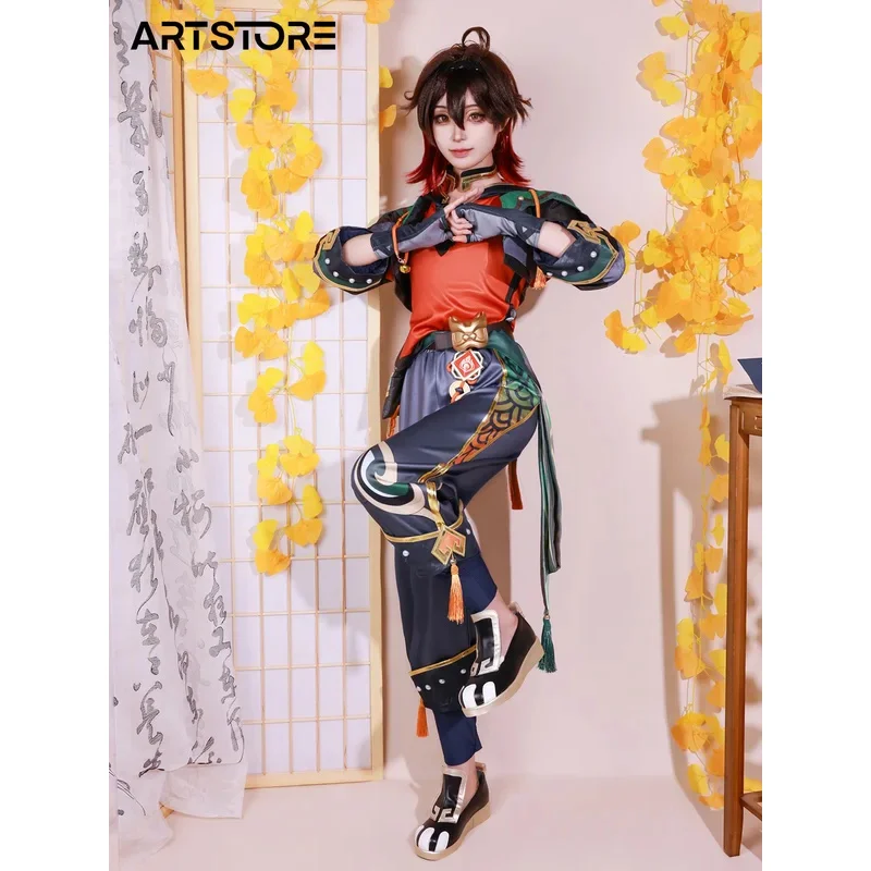 Game GenshinImpact Gaming Cosplay Costume Role Play Comic With Hallowmas Party Wigs Anime Prop