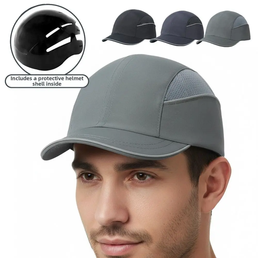 With ABS Shell EN812 Safety Cap Anti-collision Head Protection Work Safety Helmet Safety Baseball Hat