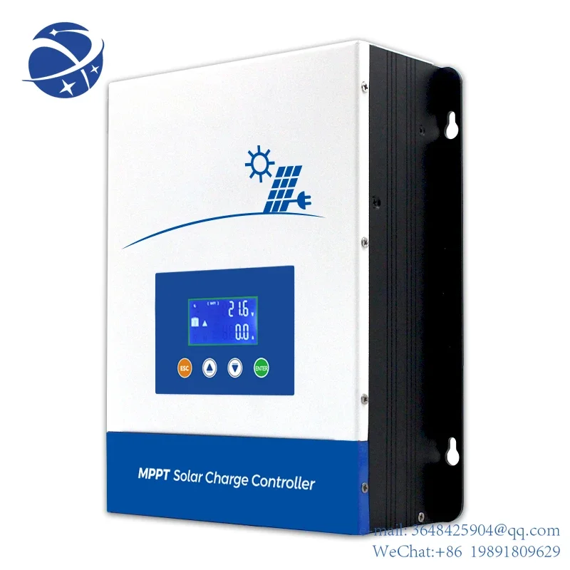 YYHC 80A 100A MPPT Solar Charge Controller 12V 24V 36V 48V Auto Battery Charger Max 150VDC Back-light LCD Solar Regulator