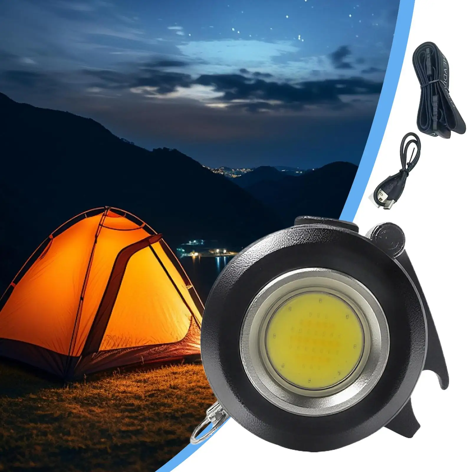 Magnetic Flashlight Keychain Portable Mechanic Light With Bottle Opener Rechargeable Key Chain Lamp For Car Repairing Fishing