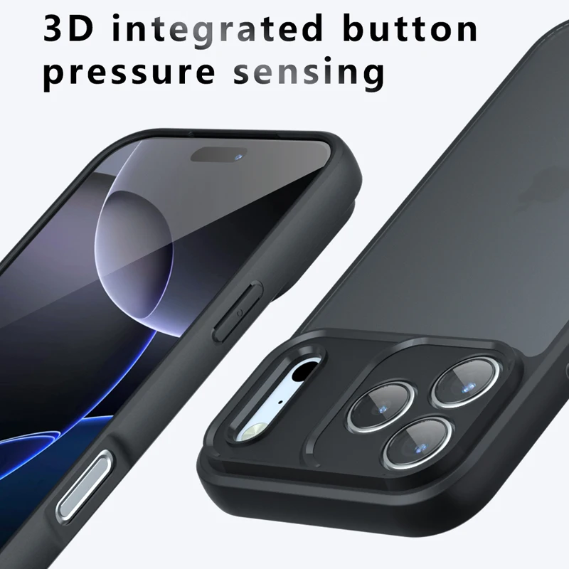 เคสสำหรับ iPhone 17 Air, 17 Pro, 17 Pro Max รุ่น ELVEV กันกระแทก ผิวด้าน ผลิตจากวัสดุ PC+TPU ป้องกันรอยนิ้วมือ ฝาหลังโทรศัพท์