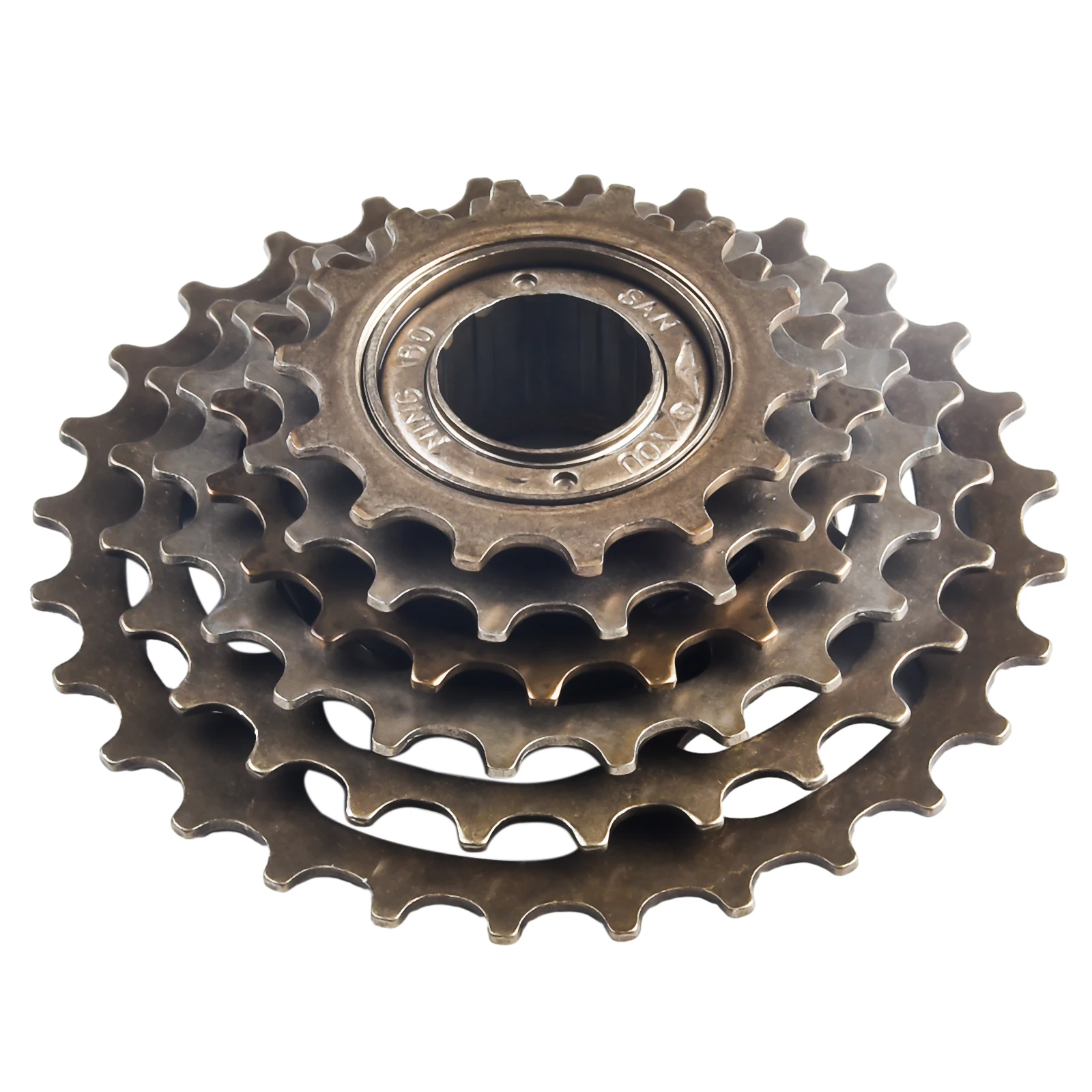 Brown Color High Carbon Steel Screw On Freewheel For 6/7/8 Speed Bikes And For Shimano- Position 13/14-28T Sprocket