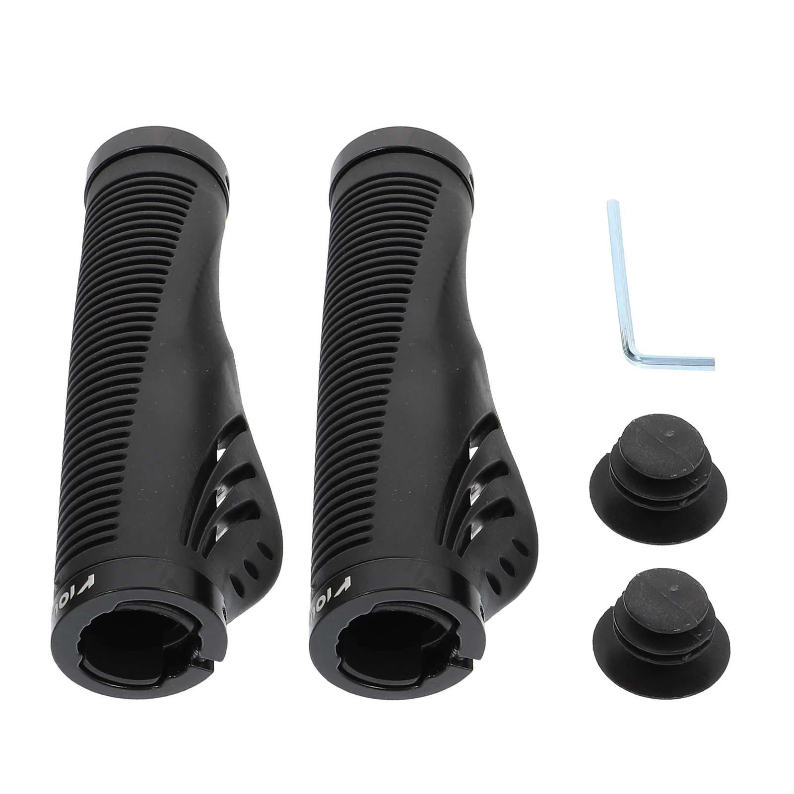 

1 Pair Anti-Slip Bike Handlebar Grips Vibration Absorption Comfortable Durable Mountain Road Cycling Grips Cover Easy Install