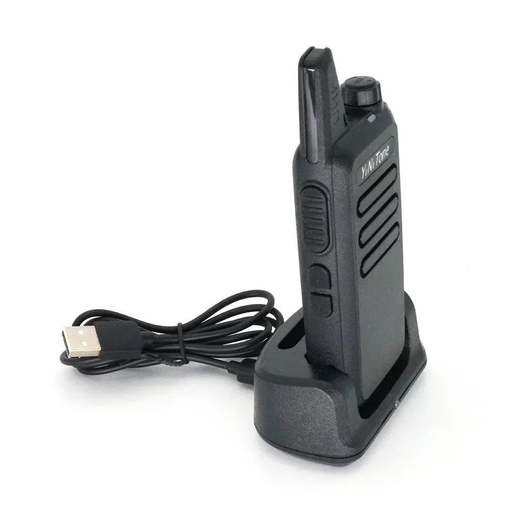 

MINI-02 Mini Walkie Talkie 5W UHF 400-470MHz 16 Channel USB Charger Two Way Radio Portable DMR Ham Radio RT22 FM Transceiver