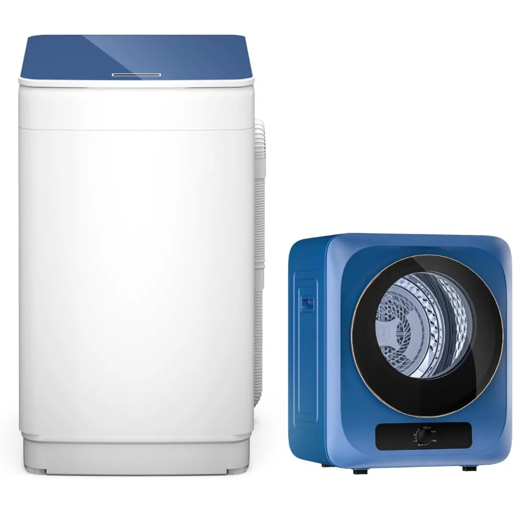 

Комбинированная стиральная машина 18 фунтов и сушилка 10 фунтов, полностью автоматический портативный набор для стирки с 7 программами стирки, 5 режимами сушки, нержавеющая сталь