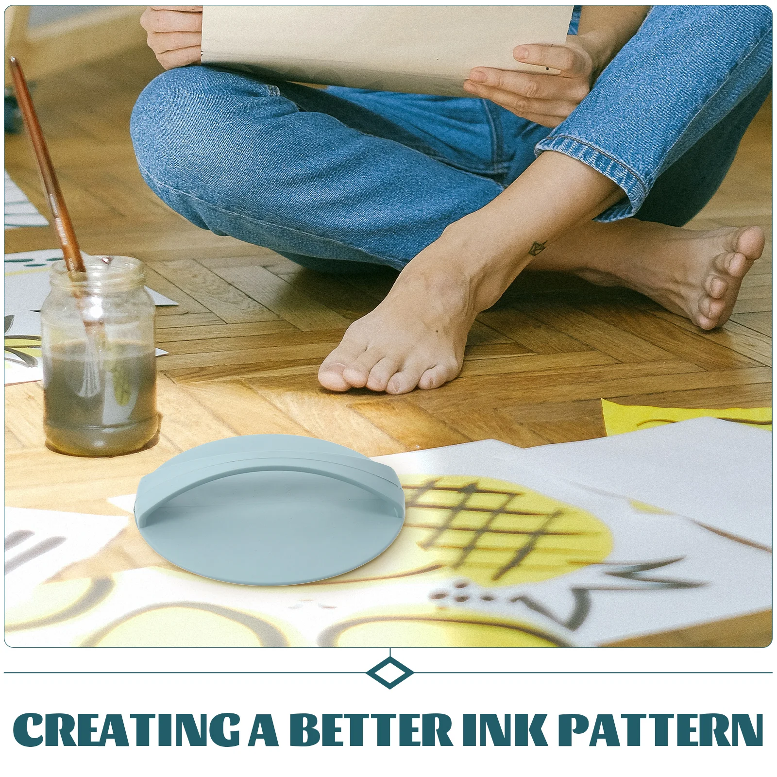 5Pcs Strong Printmaking Tools Set Non Deformable Scrapbooking Crafting Printing Supplies Stamping Tools