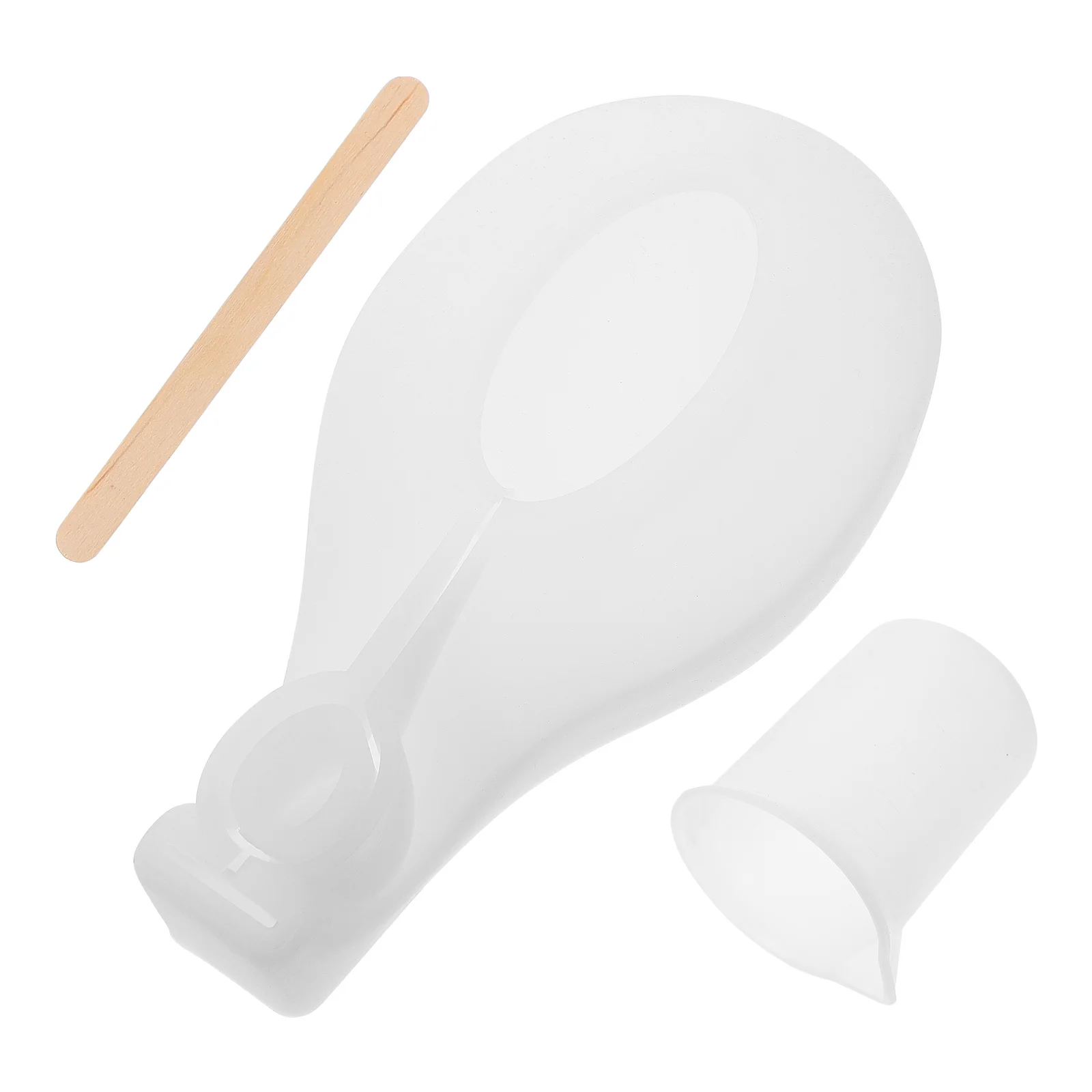 

Large Spoon Holder Silicone Mold for DIY Resin Casting Flexible Reusable Spoon Tray Non Stick Easy Demould Craft