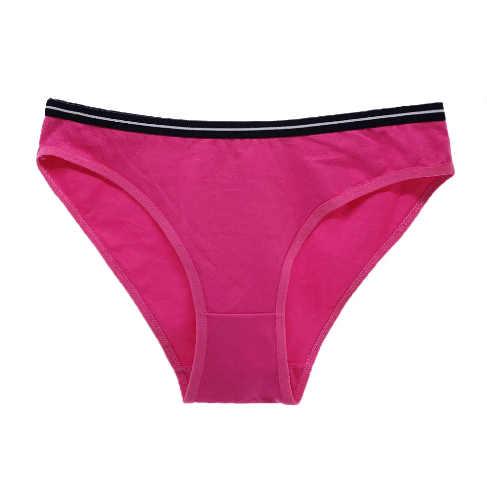 Calcinha feminina calcinha de algodão sexy cueca de cor sólida cuecas femininas intimate lingerie feminina 3 pçs/lote