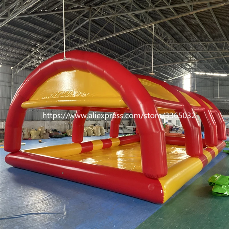 Commercial Grade Mobile PVC Children Inflatable Swimming Pool With Roof For Sale