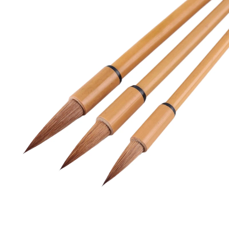 

Weasel Hair Brush Chinese Calligraphy Set Running Cursive Script Regular Script Brush Pen Beginner Caligraphy Painting Brush Set