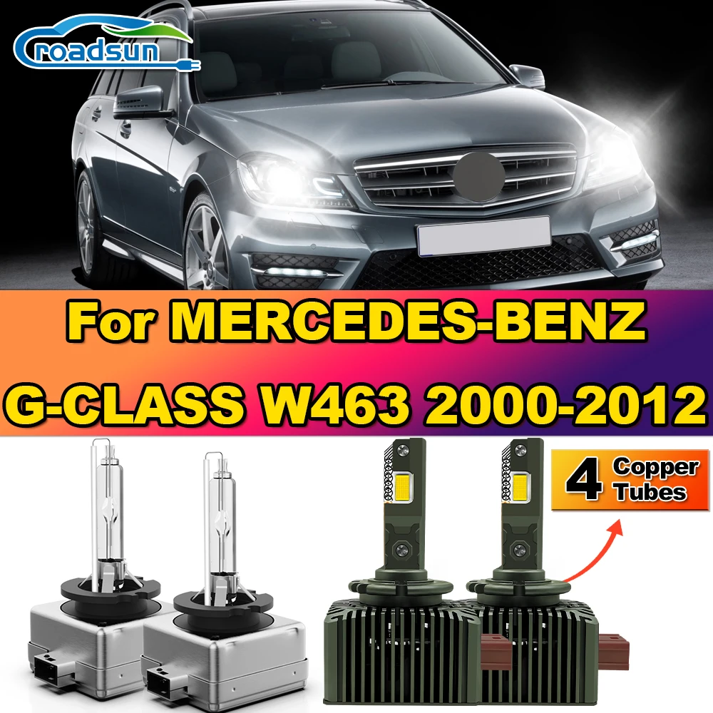 

LED Headlights Bulbs 30000LM Two-sided CSP Chip Xenon Light 6000K For MERCEDES-BENZ G-CLASS W463 2000-2008 2009 2010 2011 2012