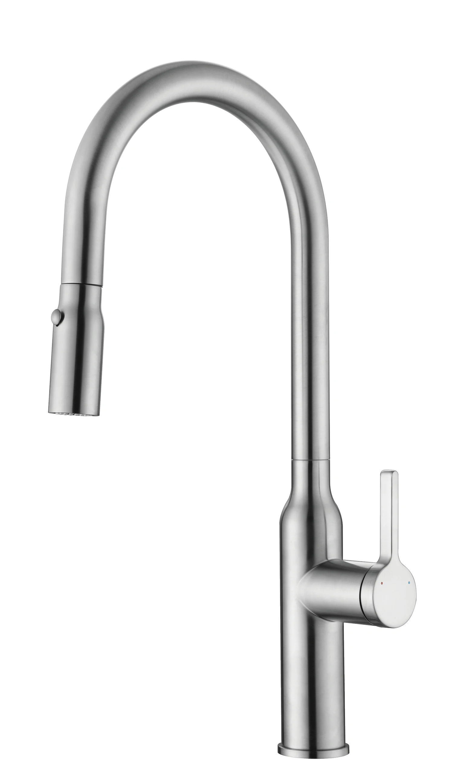 Grifo de cocina de latón de lujo con diseño elegante con proporciones perfectas para combinar con cualquier estilo de cocina