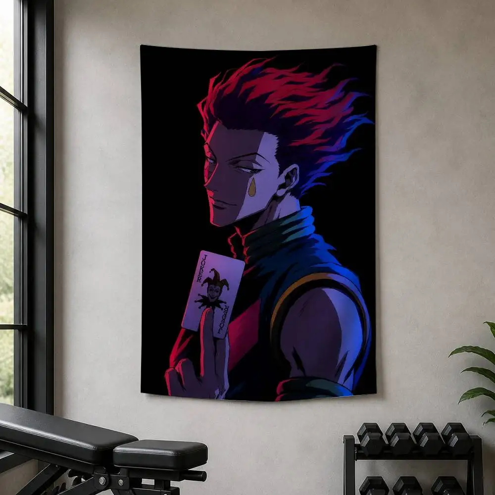 H-Hisoka Decorative Hanging Flag with Grommets for Garage Bedroom Dorm Wall Decor