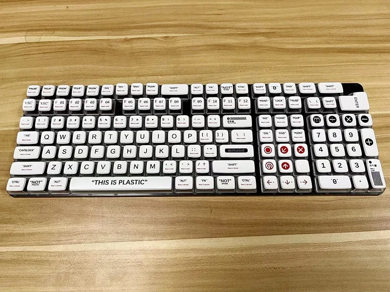 CBSA highly adaptable mechanical keyboard keycaps cross-border four sided transparent cross axis keycaps