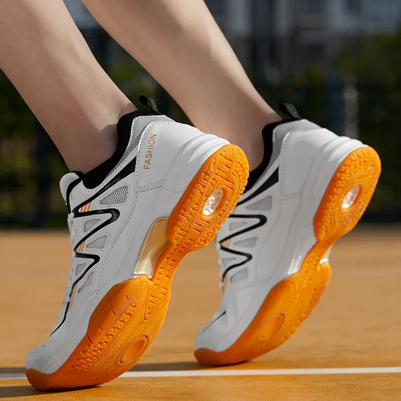 New Professional Tennis Shoes for Men Women Breathable Badminton Volleyball Shoes Indoor Sport Training Sneakers Tennis Big Size