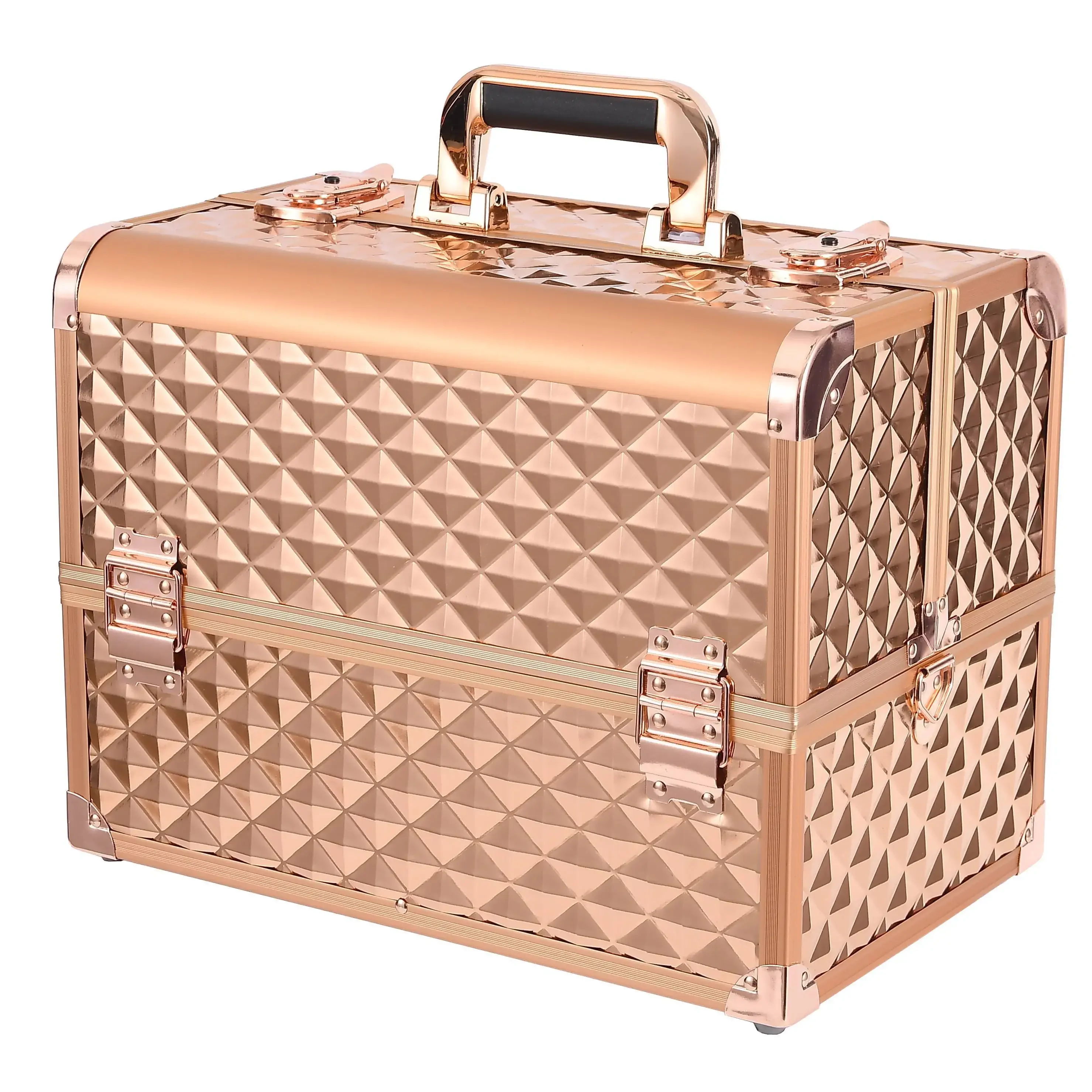 Imagem -06 - Multilayer Toolbox For Makeup Cases Cosméticos Profissionais Beauty Makeup Box Organizador de Armazenamento Mala Bolsa Tatuagem e Unhas Novo