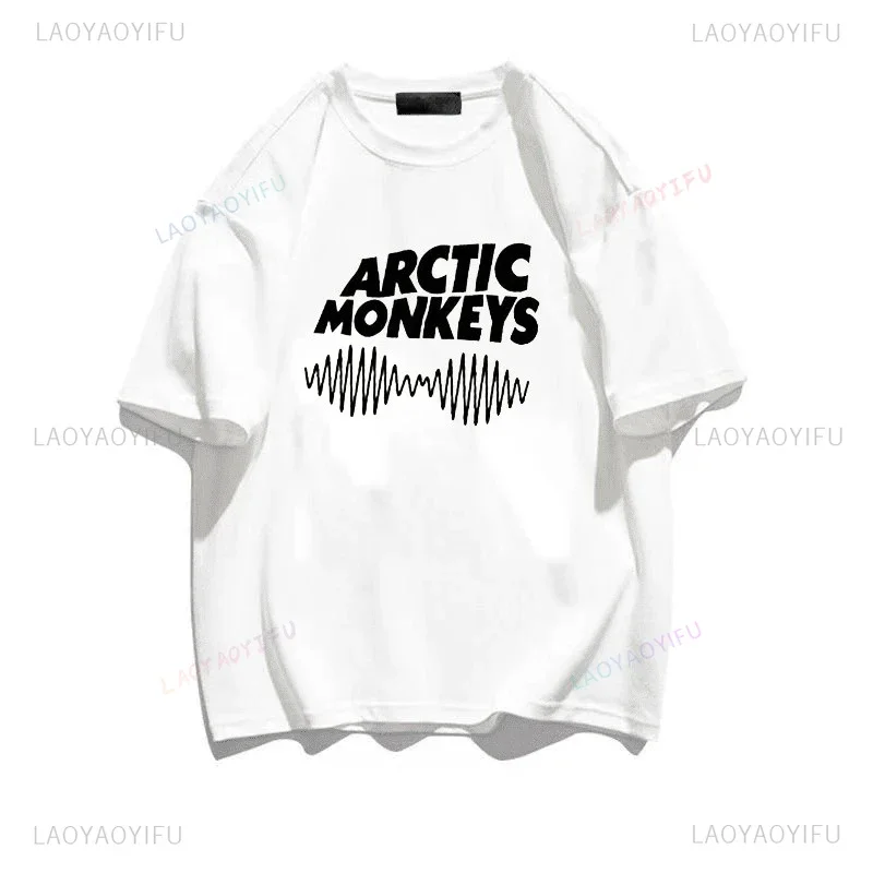 Arctic Monkeys Creativity Printed T Shirt Male Female Manga Casual Y2k White O-neck Cotton Casual T Shirt Fashion Street Clothes