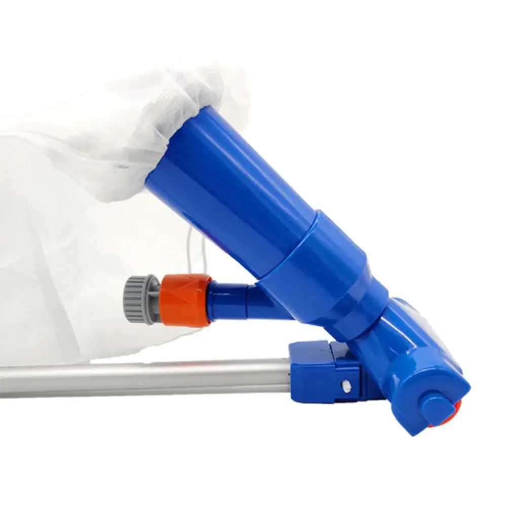 

Очиститель бассейна под давлением воды, комплект для обслуживания бассейна с сеткой для пылесоса, телескопическая штанга для выше зажима