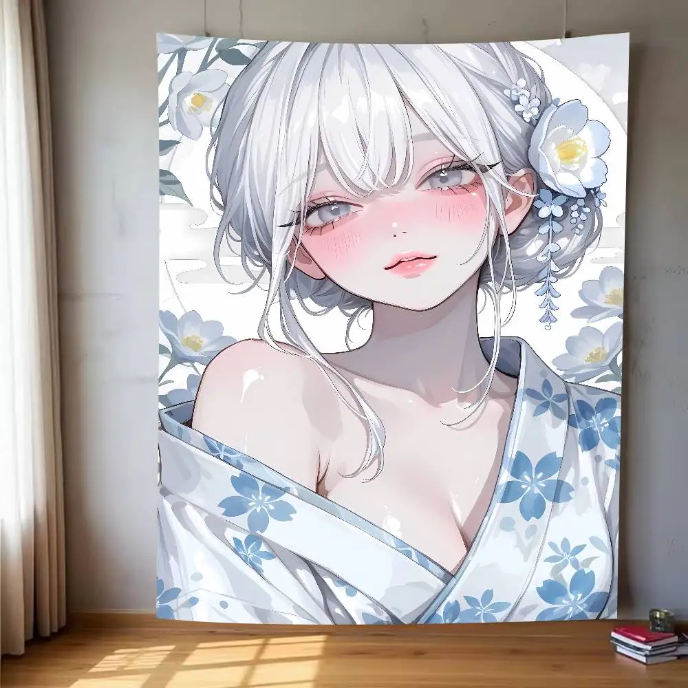 Cute Pretty Hot Anime Girl Large Wall Hanging Tapestries For Living Room Home Dorm Decor Art Home Decor