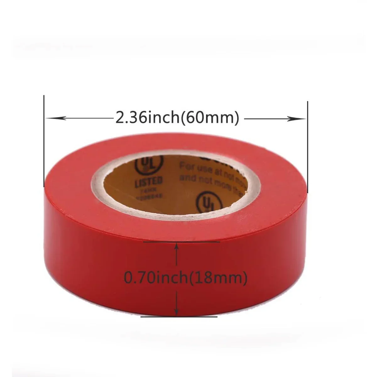 9/20M Weather-Resistant Colored Electrical Tape Color Electric Wiring Safely with Indoor/Outdoor PVC Vinyl,UL Listed to 600V