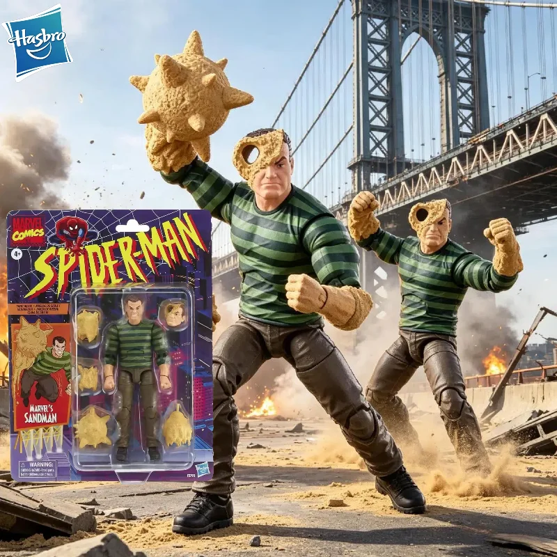 

【IN STOCK】New Original Hasbro MARVEL Legends Spider ManThe Villain Sand Man Action Figure Toys Gifts Toys Gifts Model