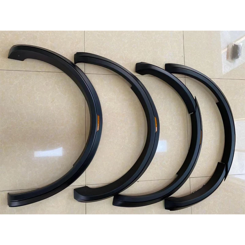 For Ford Ranger 2015-2018 2019 2020 2021 T7 T8 Fender Flares Wheel Arch Accessories Black Color Car Styling Moulding