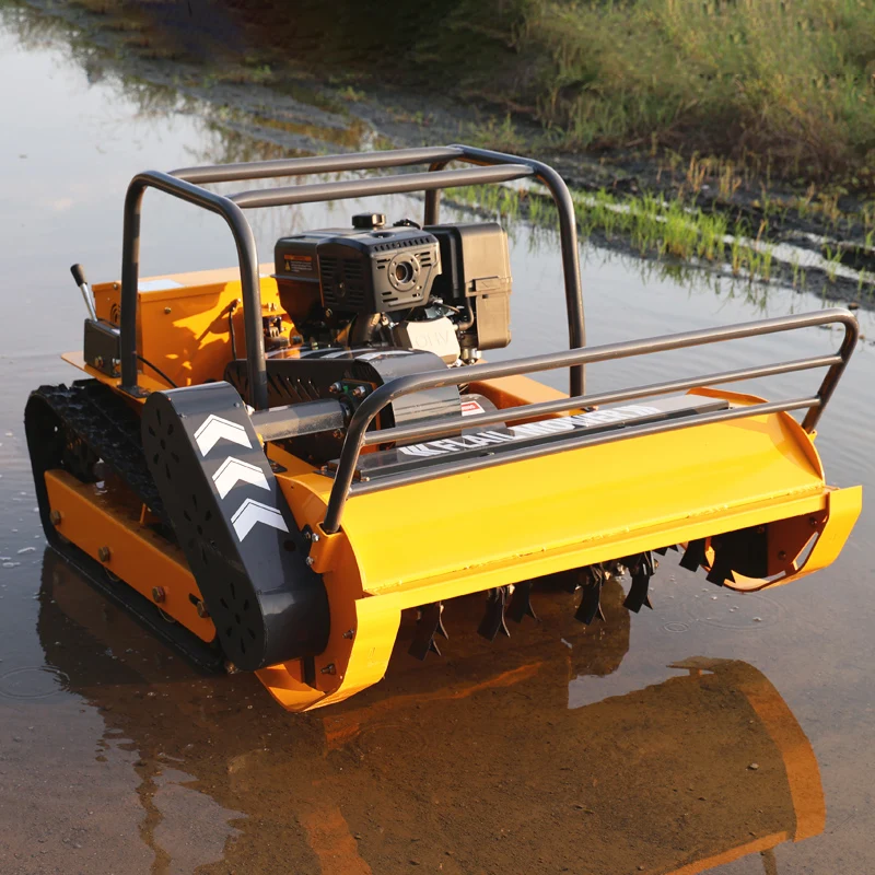 Produk yang Diproduksi dan Dijual Secara Nasional, Tidak Mudah Berkarat. Mesin Pemotong Rumput yang Dikendalikan Jarak Jauh yang Lebih Tajam dan Lebih Tahan Lama