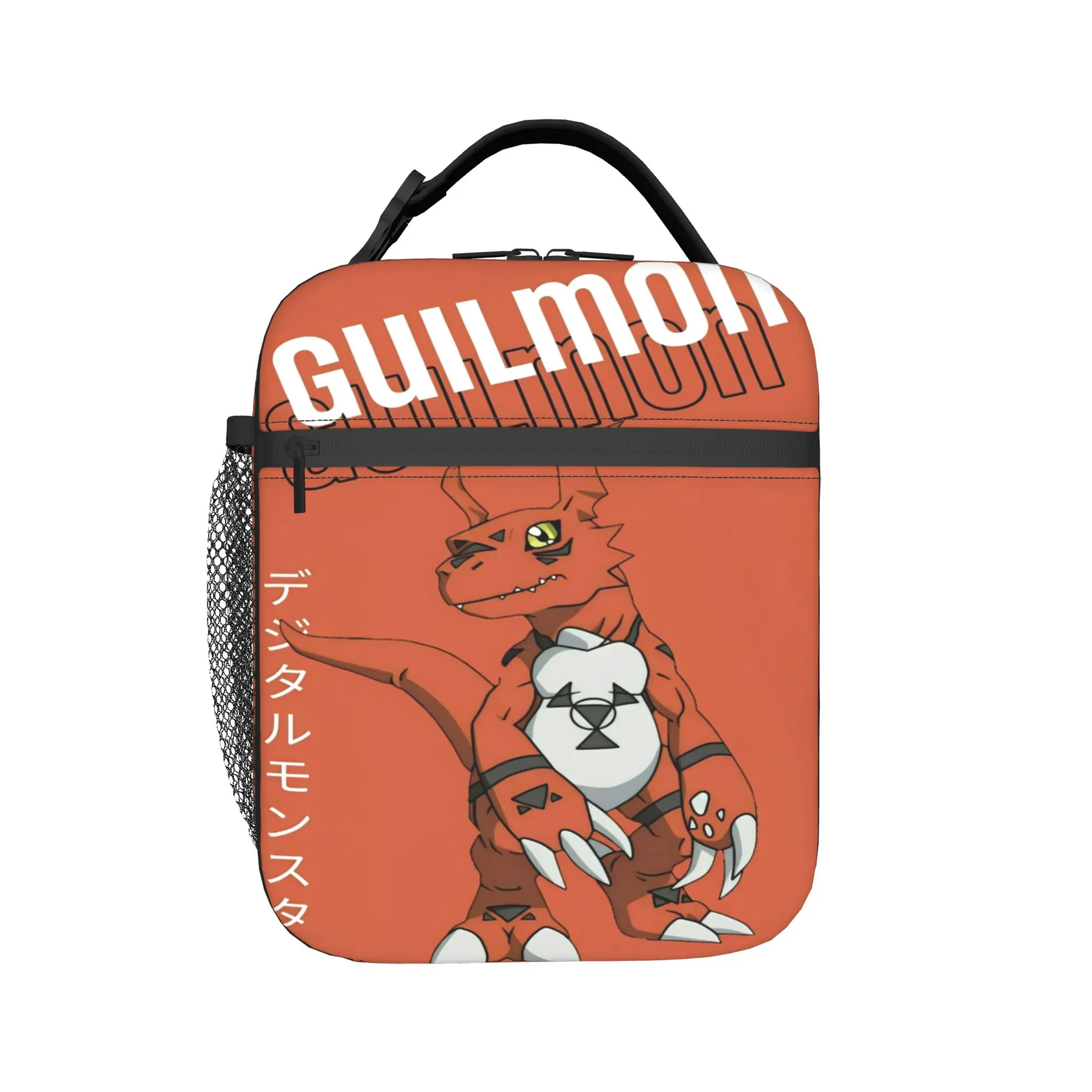 Insulated Lunch Tote Bag Digital Monster Digimon Product Food Box Y2K Thermal Cooler Bento Box For Picnic