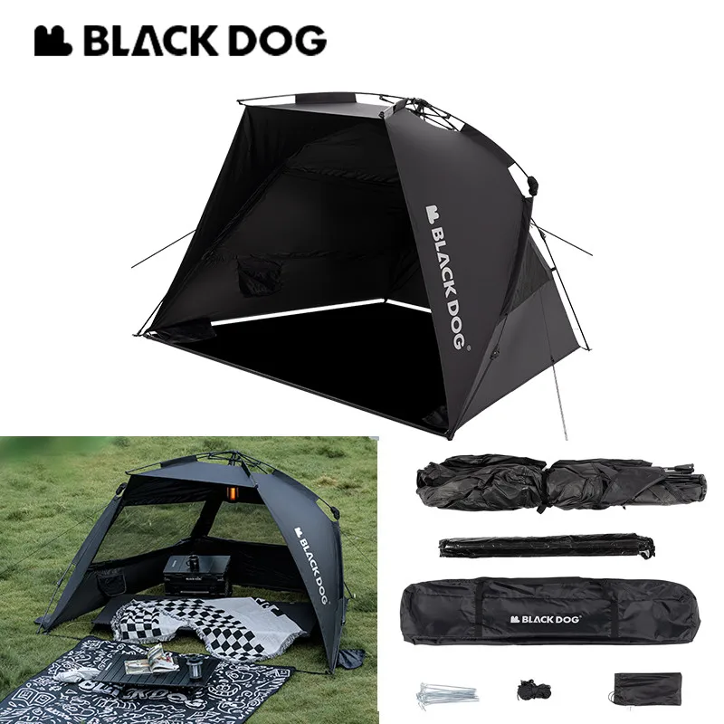 Naturehike BLACKDOG Camping Automatic Tent Waterproof Beach Outdoor Travel Picnic Dome Tent Rain Sun Protection Shelter Tent