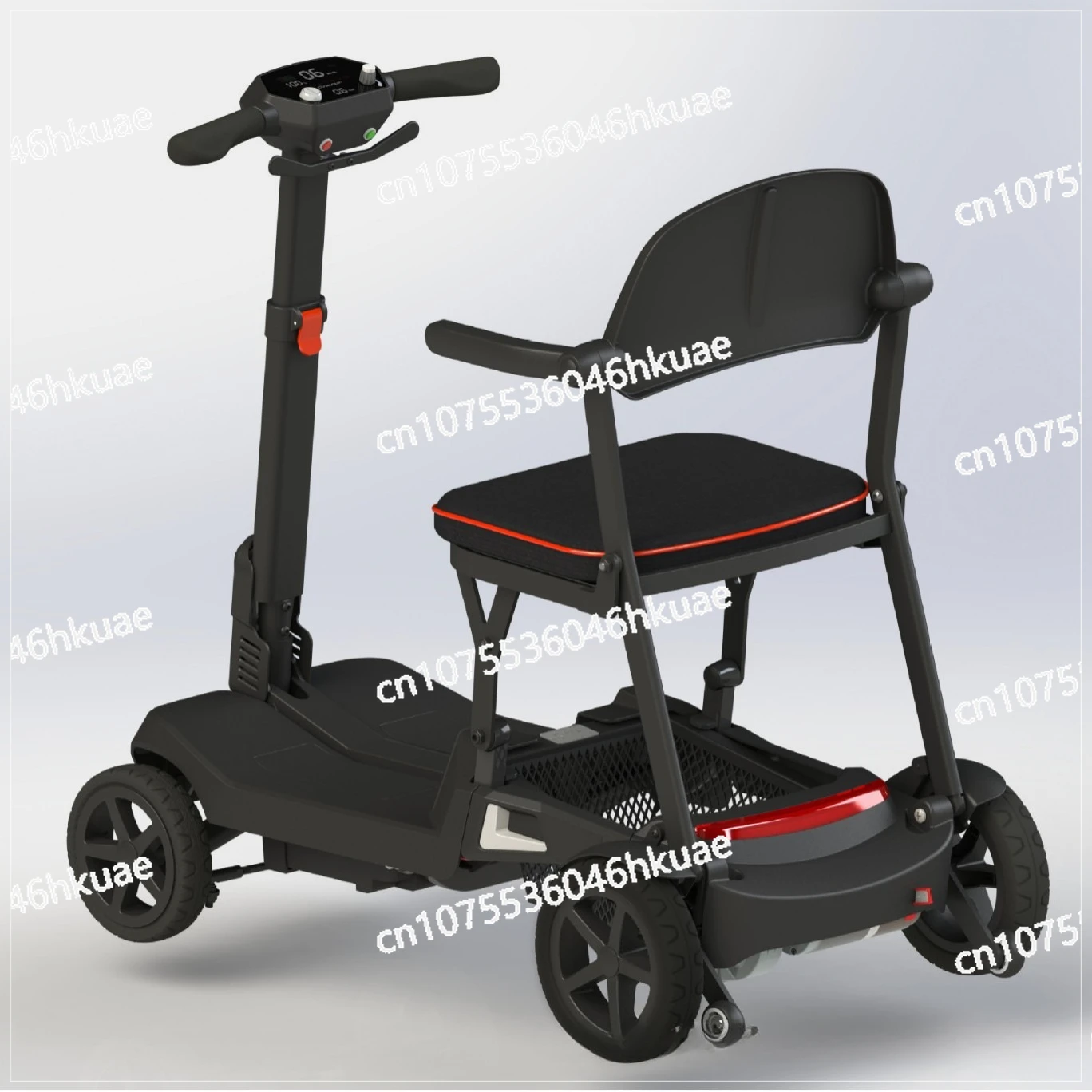 

Foldable Elderly Scooter, Lightweight Four-wheeled Electric Vehicle, Disabled Electric Vehicle Can Board The Plane