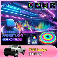 For Dodge Journey Charger Challenger Durango 5V RGB Neon Light LED Strip Bluetooth Connect APP Control Rainbow Atmosphere Lamp