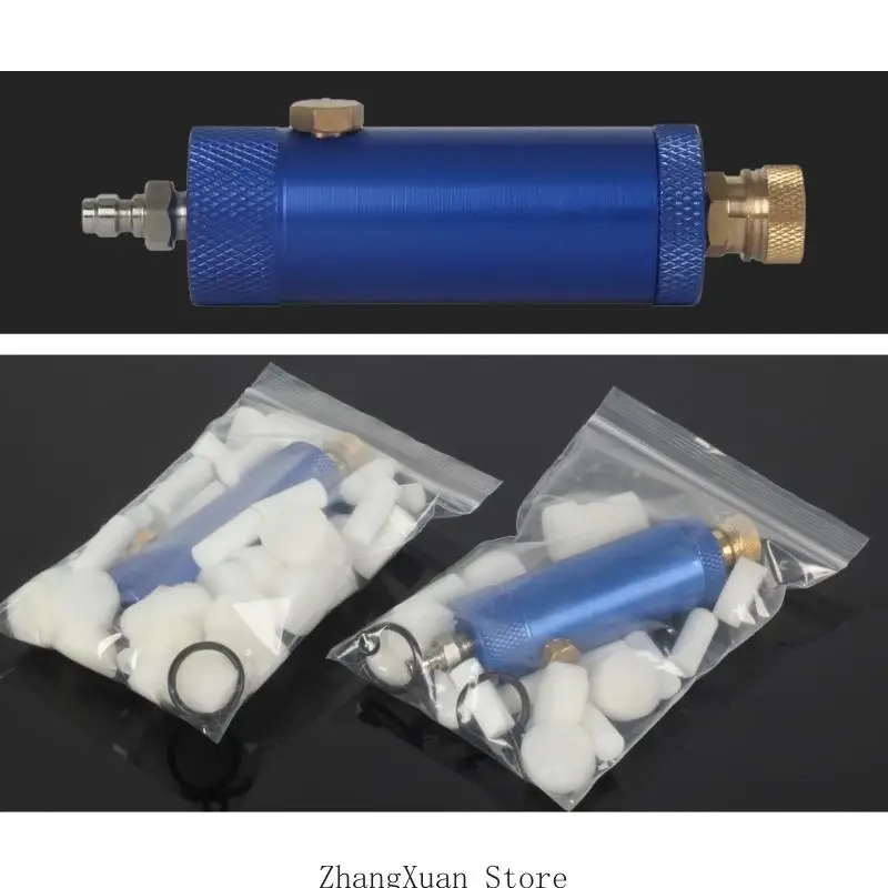 30Mpa High Pressure Air Filter Diving Separator Double layer Air Compressor Oil Water Filter Compressor Water Regulator 3XUF