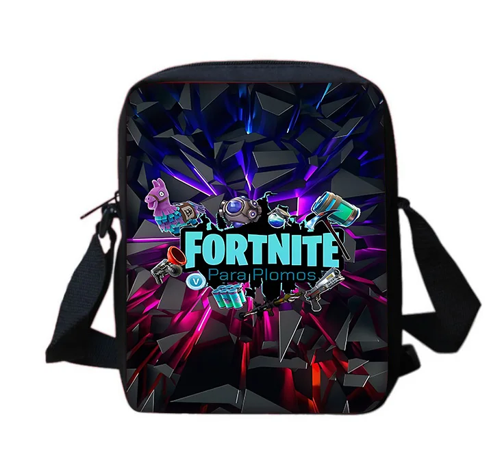 Hot Game FortniteS  Boy Girls Printed Shoulder Messenger Bag Child Casual Handbag Men Women Phone Bag Shopping Bag