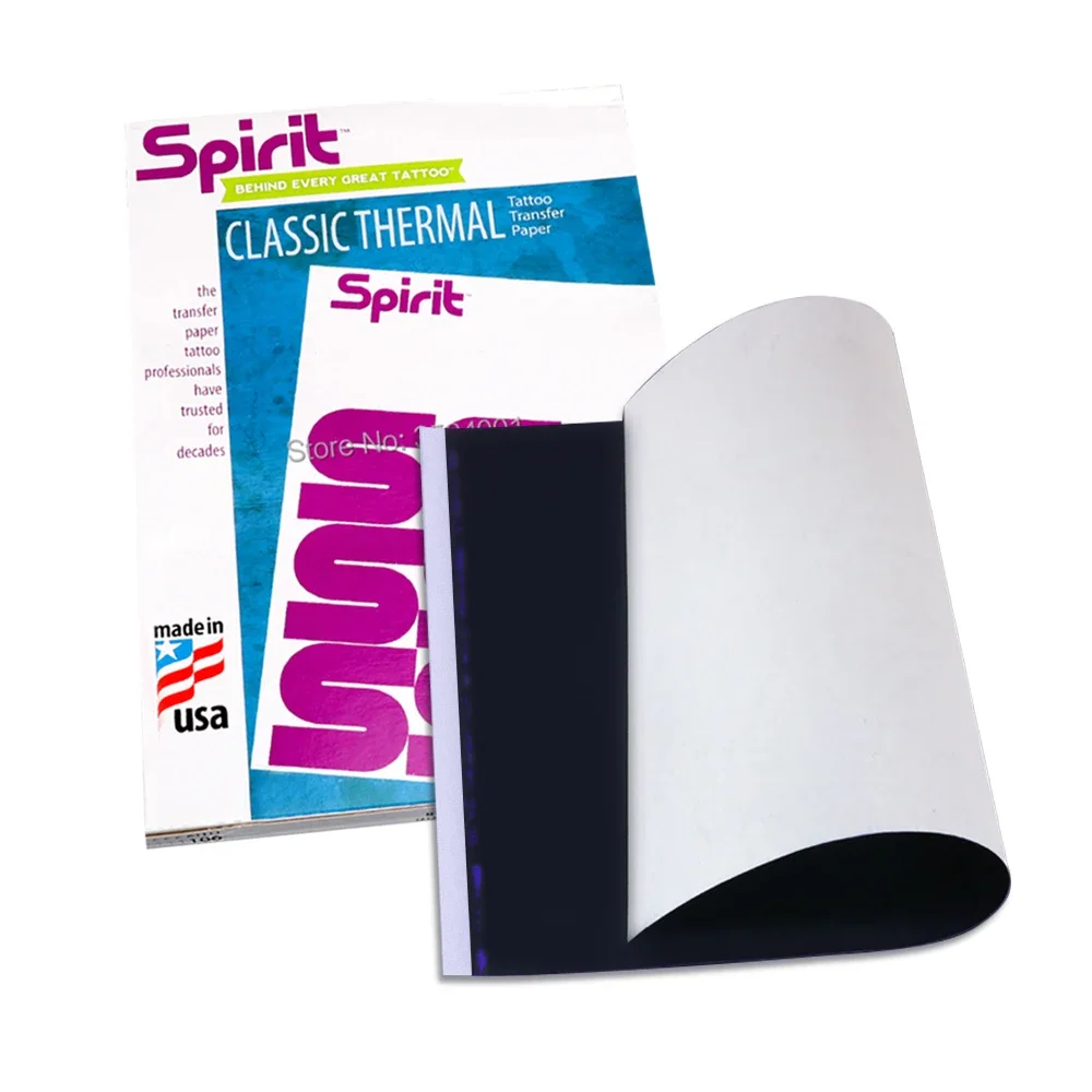 3/5/10pcs Spirit Hand Painted Tattoo Stencil Transfer Paper Classic Sheet Thermal Copier Paper For Body Art Tattooing Supplies