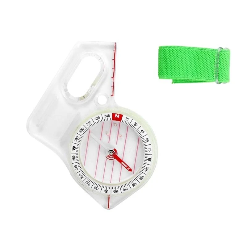 652D Orienteering Thumb Compasses Survival Navigation Compasses Multifunctional Compasses Ruler for Map Reading Backpacking
