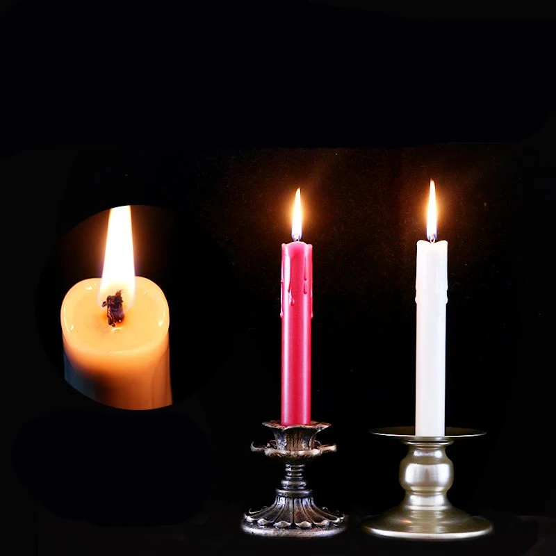 Real Flame Magic Parody Spontaneous Combustion Candle, Isolated Ignition Magic Prop Portable EDC Tool