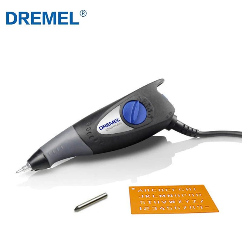 Dremel 29001 Caneta de Gravação Elétrica Ferramenta Rotativa para Madeira Metal Aço Inoxidável Gravura de Vidro Pontas de Carboneto Estênceis Artesanais