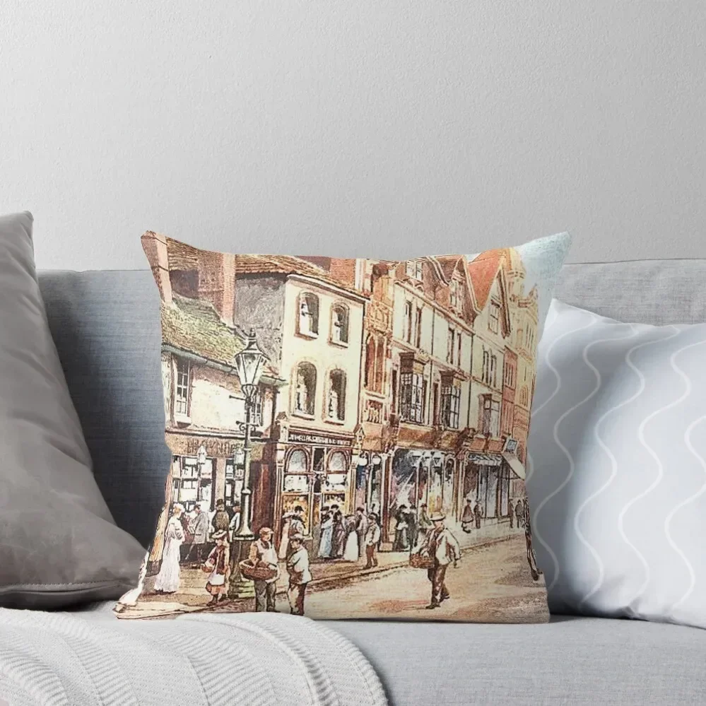 Broad Street, Reading, Berkshire, England Throw Pillow luxury decor Decorative Cover For Living Room pillow