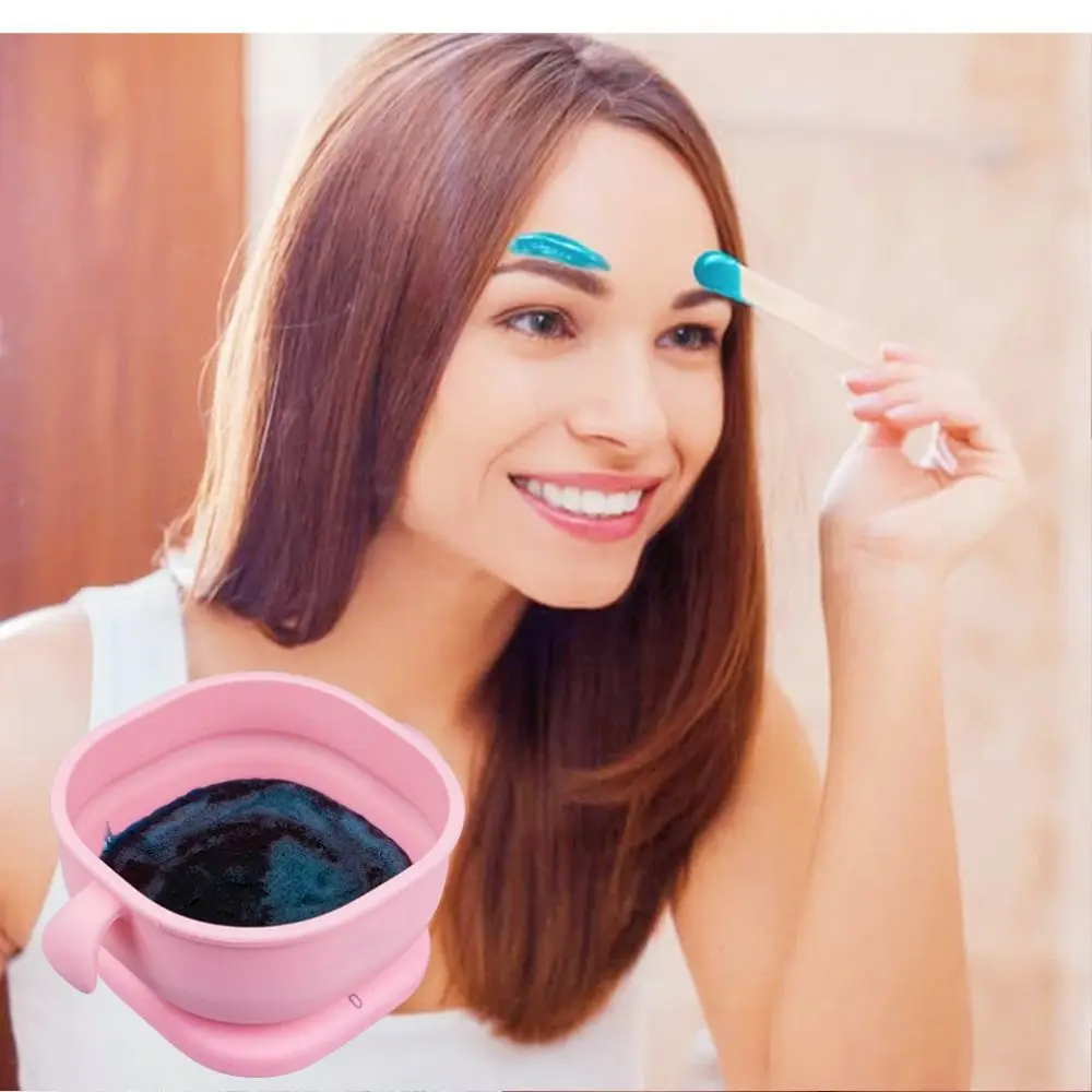 

400ml Foldable Wax Heater Depilator Non-Stick Pan Hair Removal Wax Machine Heating Melting Paraffin Pot Silicone Wax Warmer