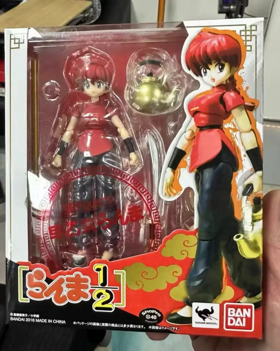 Bandai S H Figuarts SHF Ranma Saotome Girl Action Figures Anime Collection Model Toys Gifts PVC Figure 100% Original