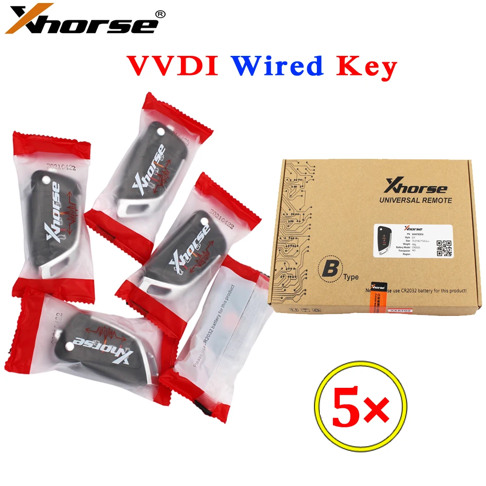 

Xhorse VVDI Wired Remote Key XKDS00EN XKFO01EN XKMQB1EN XKTO10EN XKA600EN XNMA00EN XKTO04EN XKHY02EN XKHY05EN XKHO00EN XKHO02EN