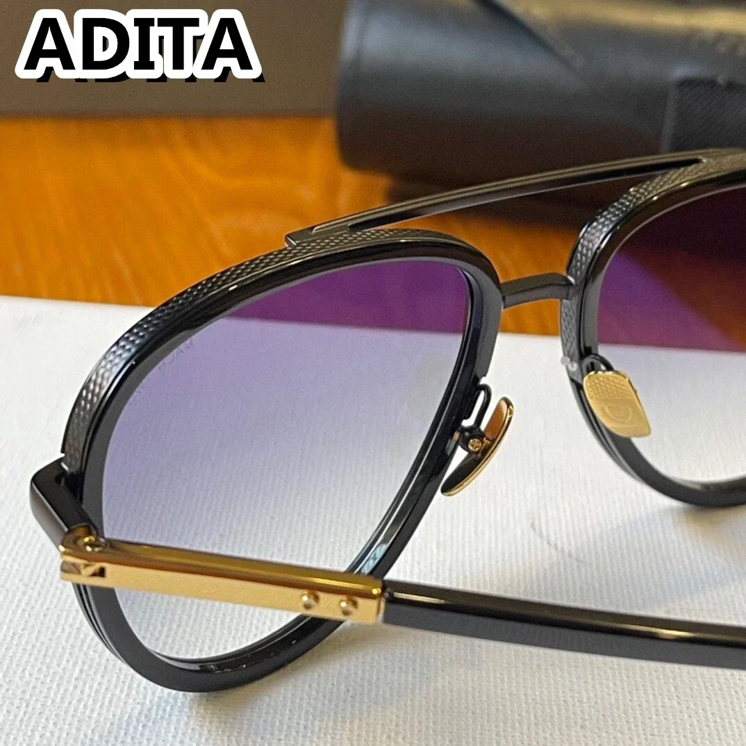 ADITA MACH TWO DRX-2031 Top High Quality Sunglasses for Men Titanium Style Fashion Design Sunglasses for Womens  with box