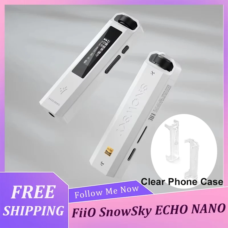 

FiiO NANO SnowSky ECHO Portable Lossless HiFi Music Player High Resolution Audio DAP Portable MP3 Music Player for Audiophiles