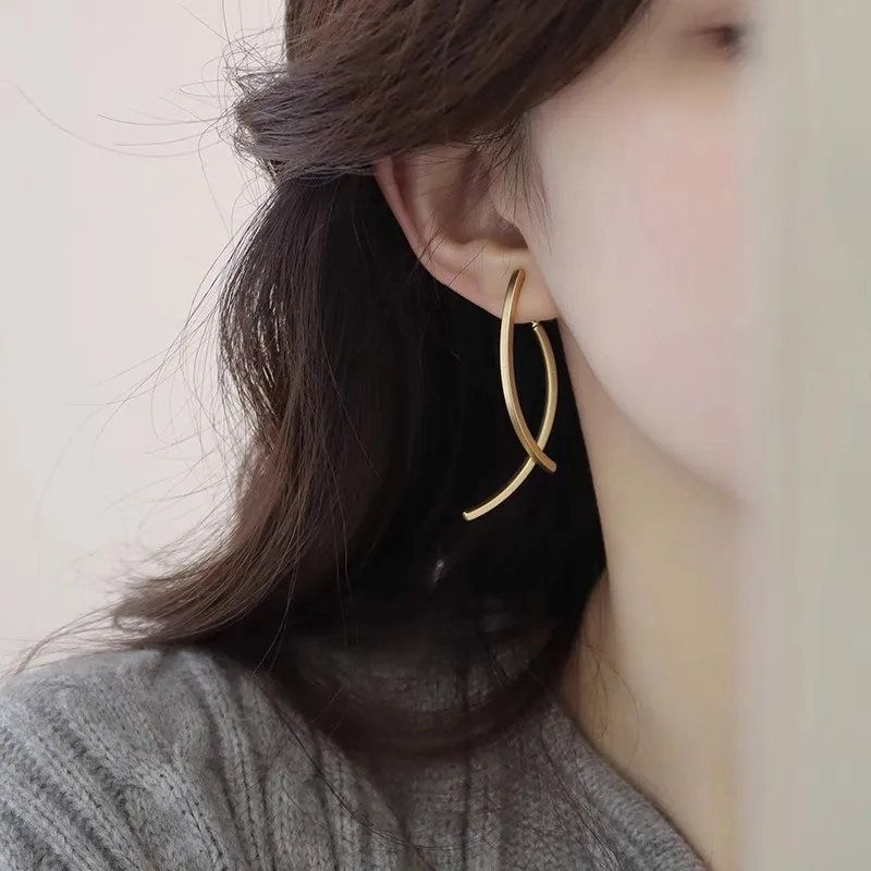 

1 Pair Stainless Steel Earrings Trend Hip Hop Fashion Punk Stud Earrings For Women Jewelry Party Friends Best Gift