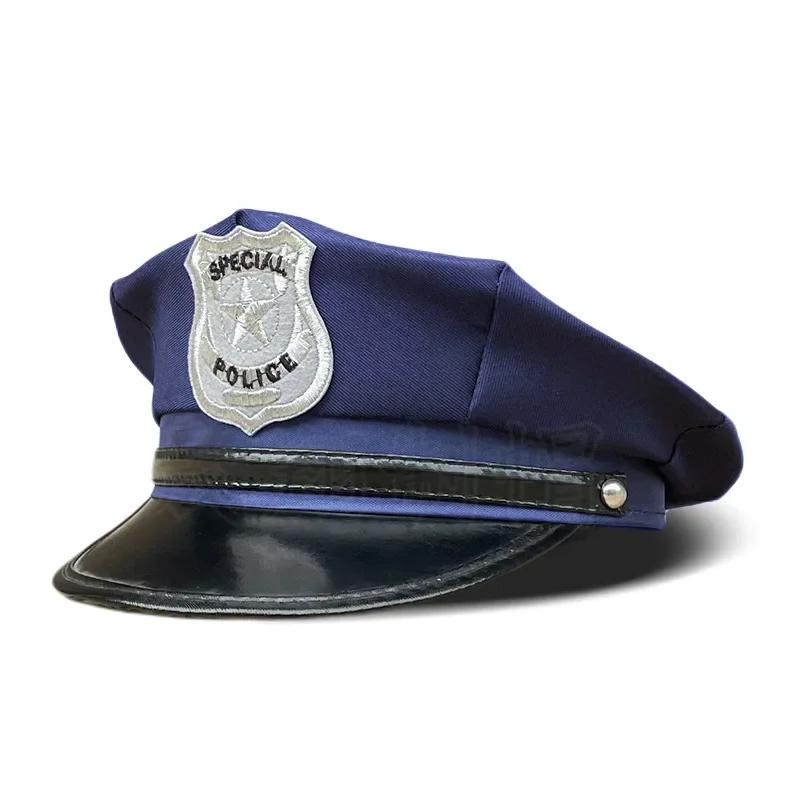 Disguise As A Police Officer, Hat, Octagonal Decoration, Uniform Accessories, Halloween Carnival Party Props,cosplay Performance view 4