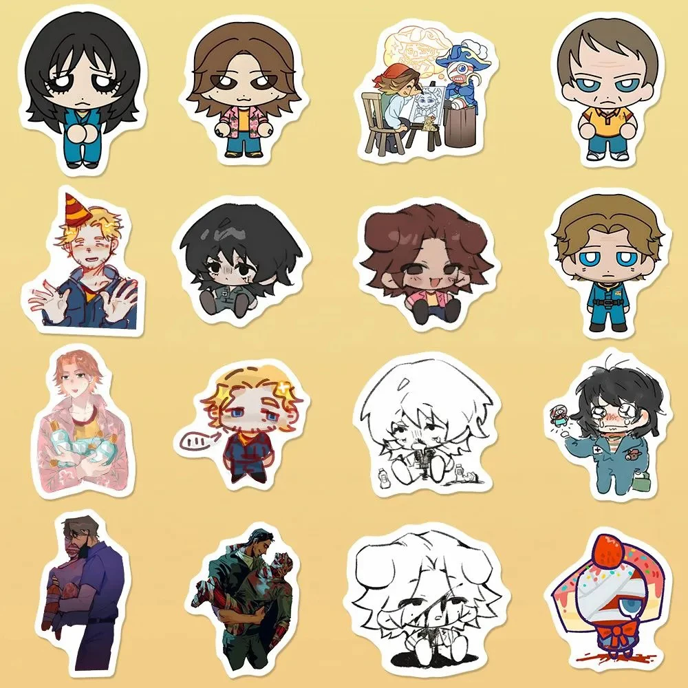 

10/30/50/100pcs Cartoon Horror Game Mouthwashing Stickers Waterproof DIY Notebook Laptop Phone Cool Graffiti Decals Decoration